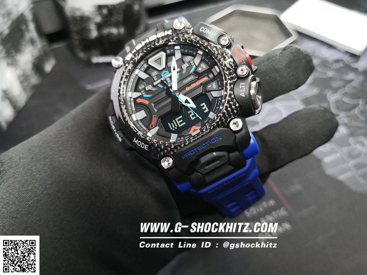 CASIO MID YEAR SALE G-SHOCK พร้อมส่ง นาฬิกาข้อมือ นาฬิกากันน้ำ นาฬิกาของแท้ ประกันศูนย์ CMG 1 ปี รุ่น GR-B200-1A2 นาฬิกาสีดำ