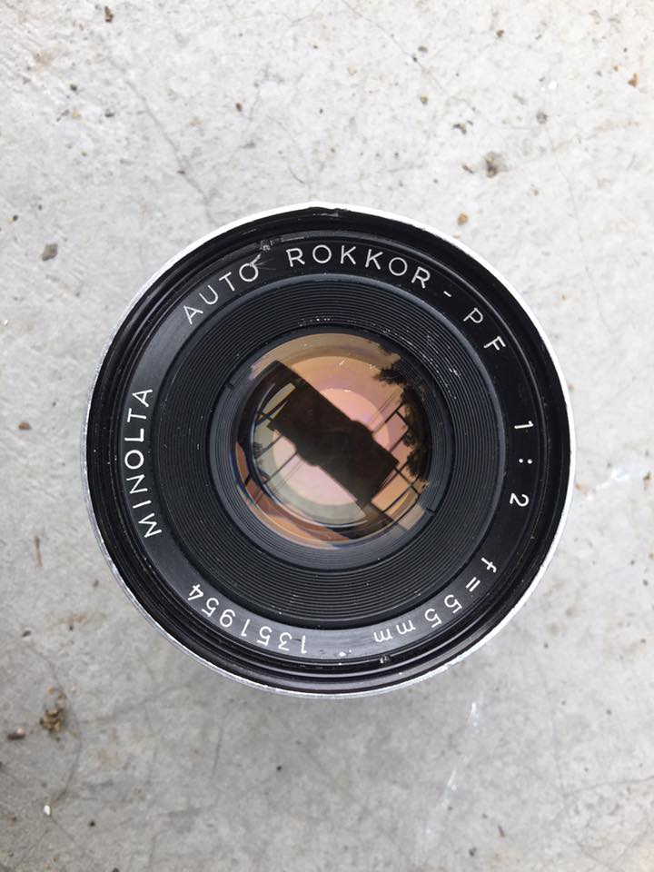 MINOLTA AUTO ROKKOR PF 55MM. F2 MD MOUNT