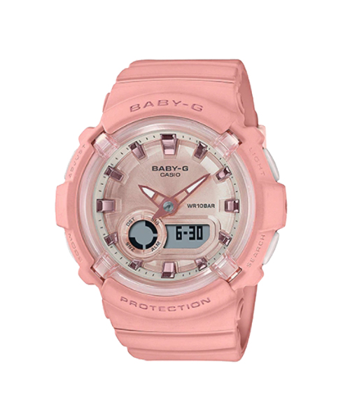 CASIO BABY-G นาฬิกาข้อมือ นาฬิกากันน้ำ นาฬิกาของแท้ ประกันศูนย์ CMG 1 ปี รุ่น BGA-280-4A นาฬิกาสีชมพู
