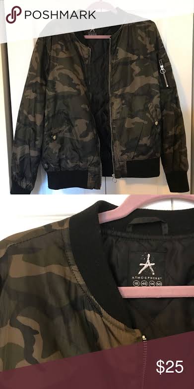 Atmosphere เสื้อนอกลายพราง ทหาร เสื้อแจ็คเก็ตลายพราง เสื้อนอก แนวทหาร แพทเทินสวย เท่ห์ มาก คะ สำเนา ลายพราง