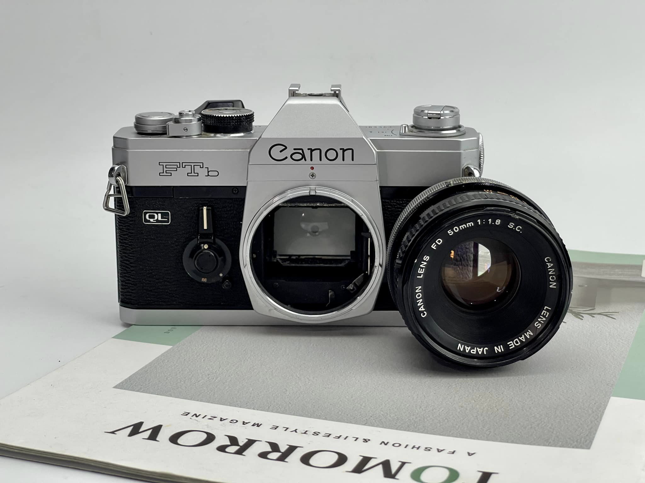 CANON FTB QL CANON LENS FD 50MM.F1.8 S.C