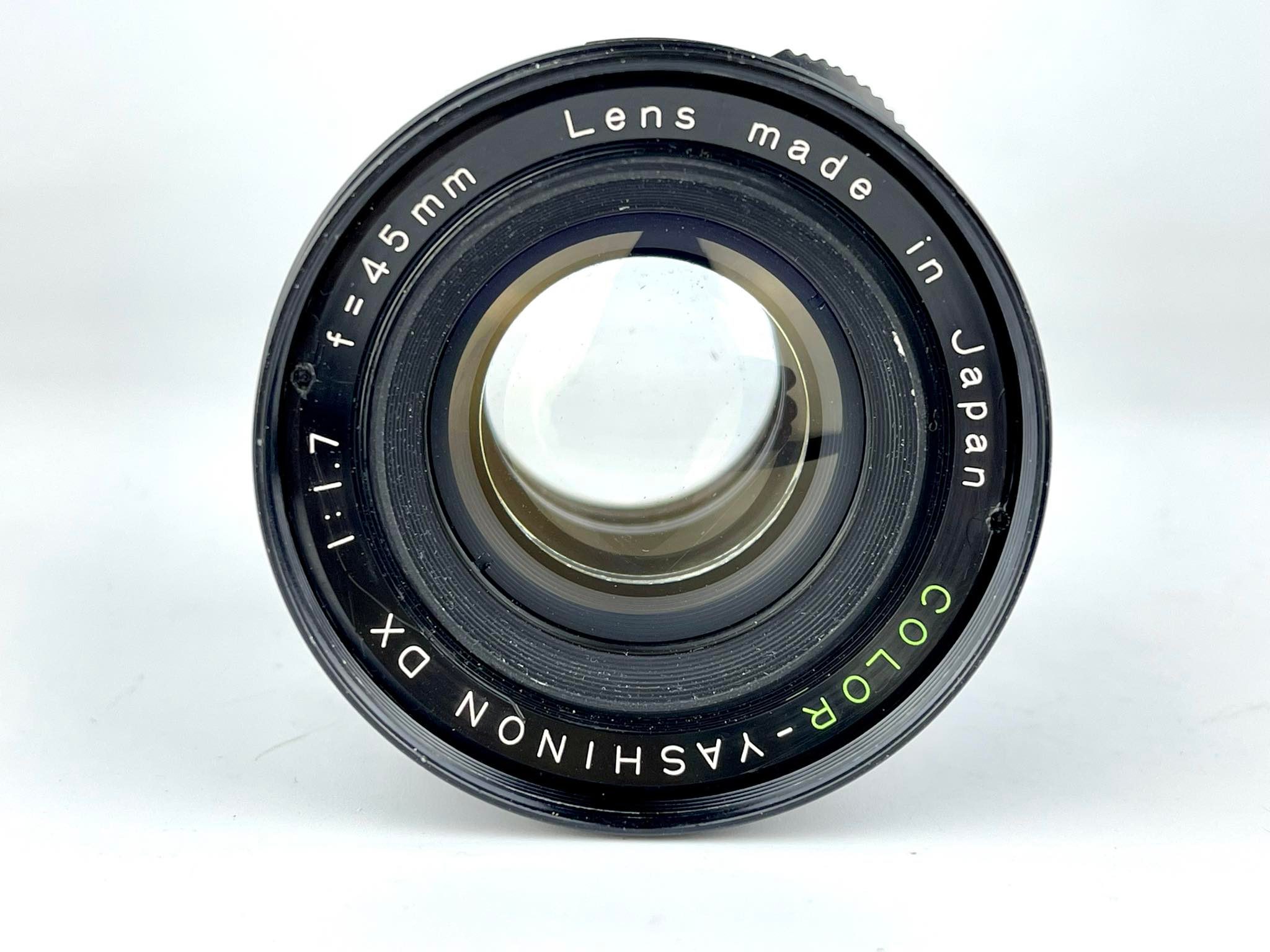 YASHICA COLOR YASHINON-DX 45MM.F1.7 MODIFLY E MOUNT