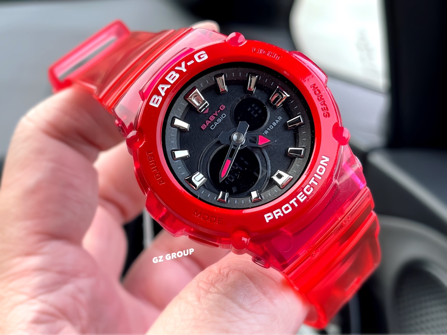 CASIO BABY-G นาฬิกาข้อมือ นาฬิกากันน้ำ นาฬิกาของแท้ ประกันศูนย์ CMG 1 ปี รุ่น BGA-270S-4A นาฬิกาสีชมพู