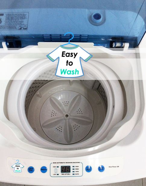 เครื่องซักผ้ามินิ EasytoWash 2.5 KG รุ่นอัตโนมัติ 100% กดปุ่มเดียว รอตากได้เลย ไม่ต้องเฝ้า