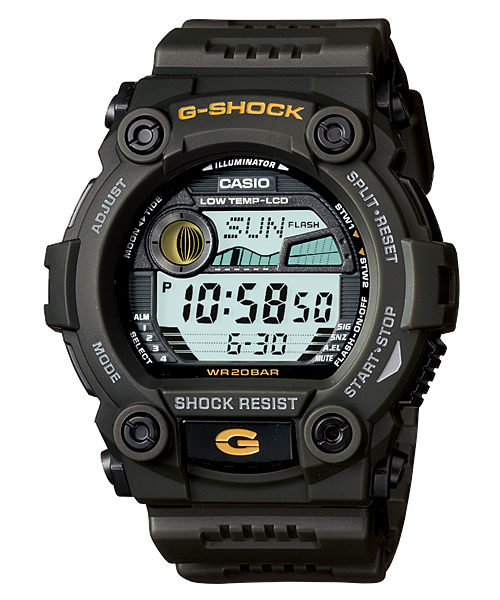 CASIO G-SHOCK นาฬิกาข้อมือ นาฬิกากันน้ำ นาฬิกาของแท้ ประกันศูนย์ CMG 1 ปี รุ่น G-7900-3 นาฬิกาสีเขียว