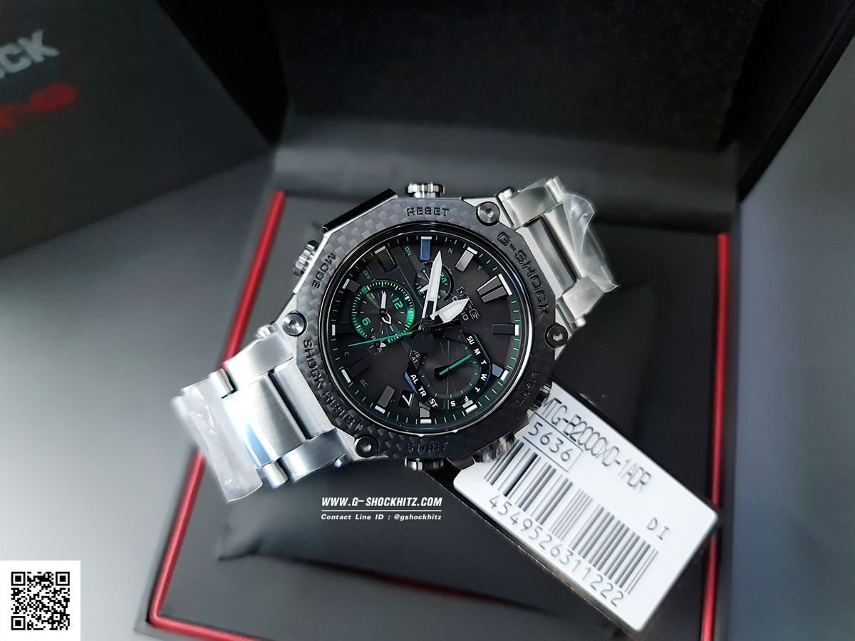 CASIO MID YEAR SALE G-SHOCK นาฬิกาข้อมือ นาฬิกากันน้ำ นาฬิกาของแท้ ประกันศูนย์ CMG 1 ปี รุ่น MTG-B2000XD-1A นาฬิกาสีเงิน