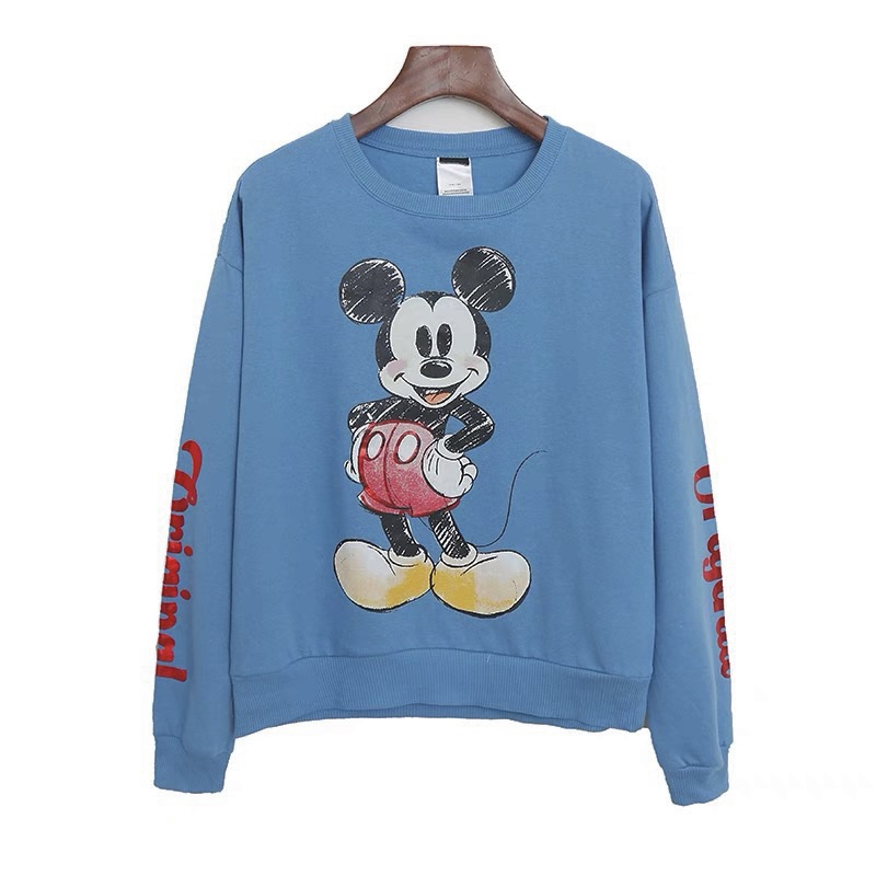เสื้อวอร์ม สเวตเตอร์ Disney เสื้อมิคกี้ แขนยาว สีฟ้า ลายการ์ตูน STITCH งานสวย มากคะ สำเนา สำเนา สำเนา สำเนา สำเนา สำเนา ฟ้า