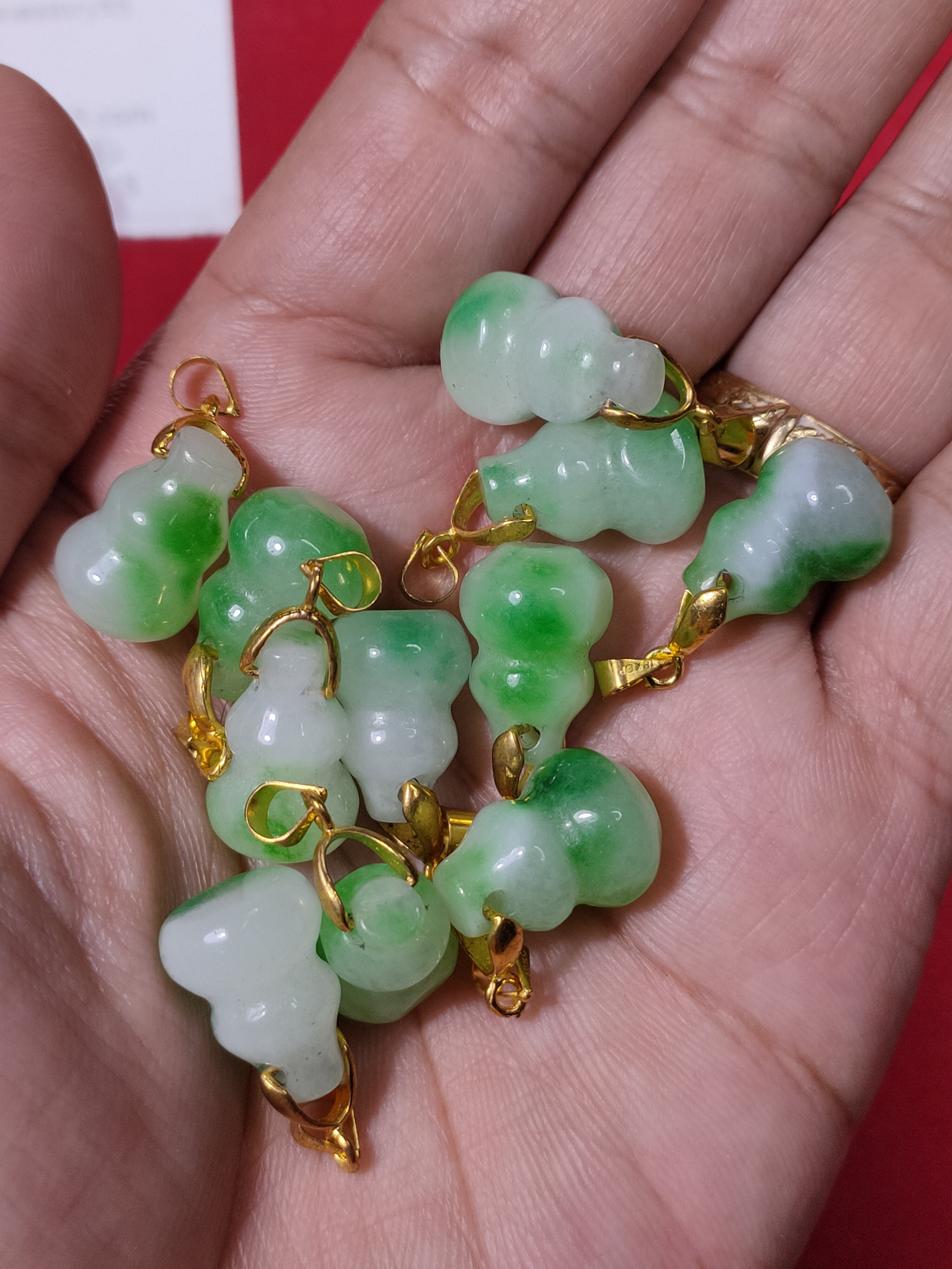 จี้หยกน้ำเต้า เสริมโชคลาภ