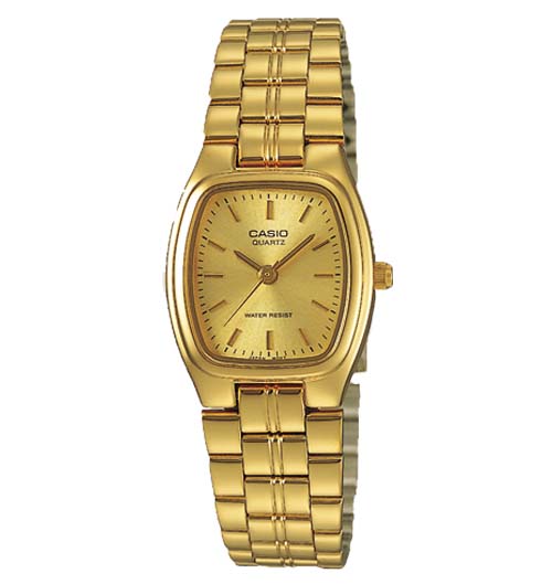 CASIO นาฬิกาคาสิโอ นาฬิกาข้อมือ นาฬิกากันน้ำ นาฬิกาของแท้ ประกันศูนย์ CMG 1 ปี รุ่น LTP-1169N-9A นาฬิกาสีทอง