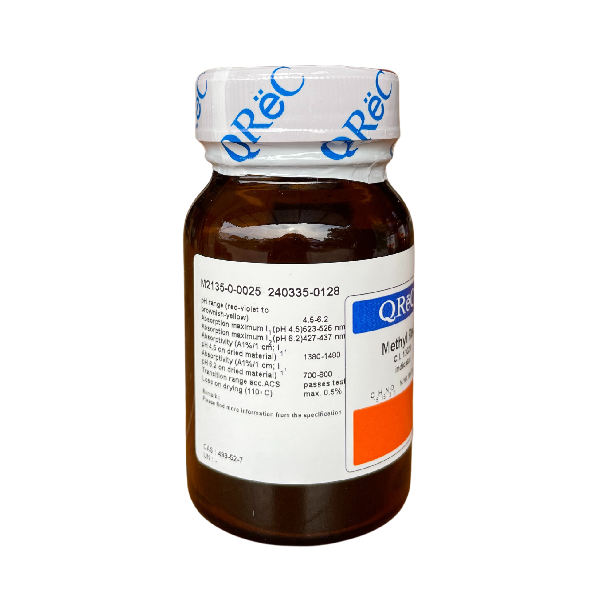 Methyl Red C.I. 13020, Indicator 25 g. QReC™