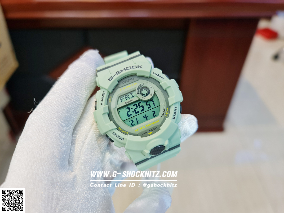 CASIO G-SHOCK นาฬิกาข้อมือ นาฬิกากันน้ำ นาฬิกาของแท้ ประกันศูนย์ CMG 1 ปี รุ่น GMD-B800SU-3D นาฬิกาสีเขียว