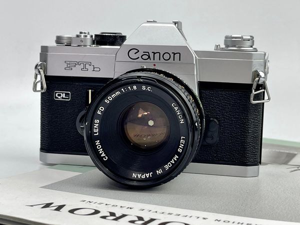 CANON FTB QL CANON LENS FD 50MM.F1.8 S.C