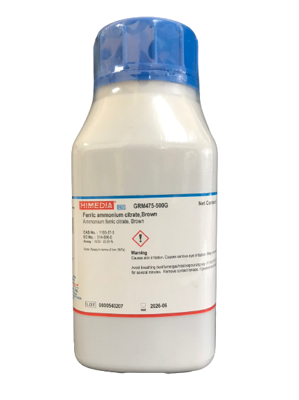 Ammonium Ferric Citrate, Brown, Lab 500 g. Himedia®