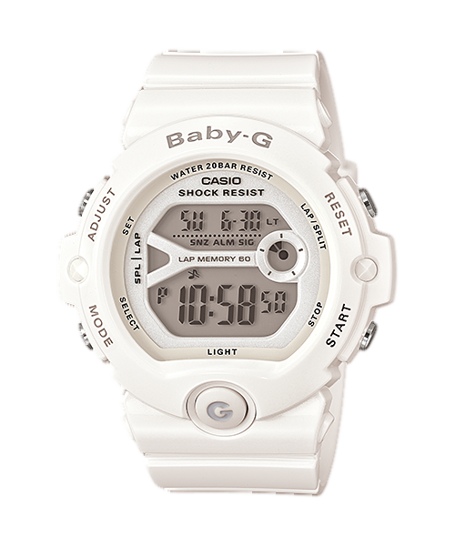 CASIO BABY-G นาฬิกาข้อมือ นาฬิกากันน้ำ นาฬิกาของแท้ ประกันศูนย์ CMG 1 ปี รุ่น BG-6903-7B นาฬิกาสีขาว