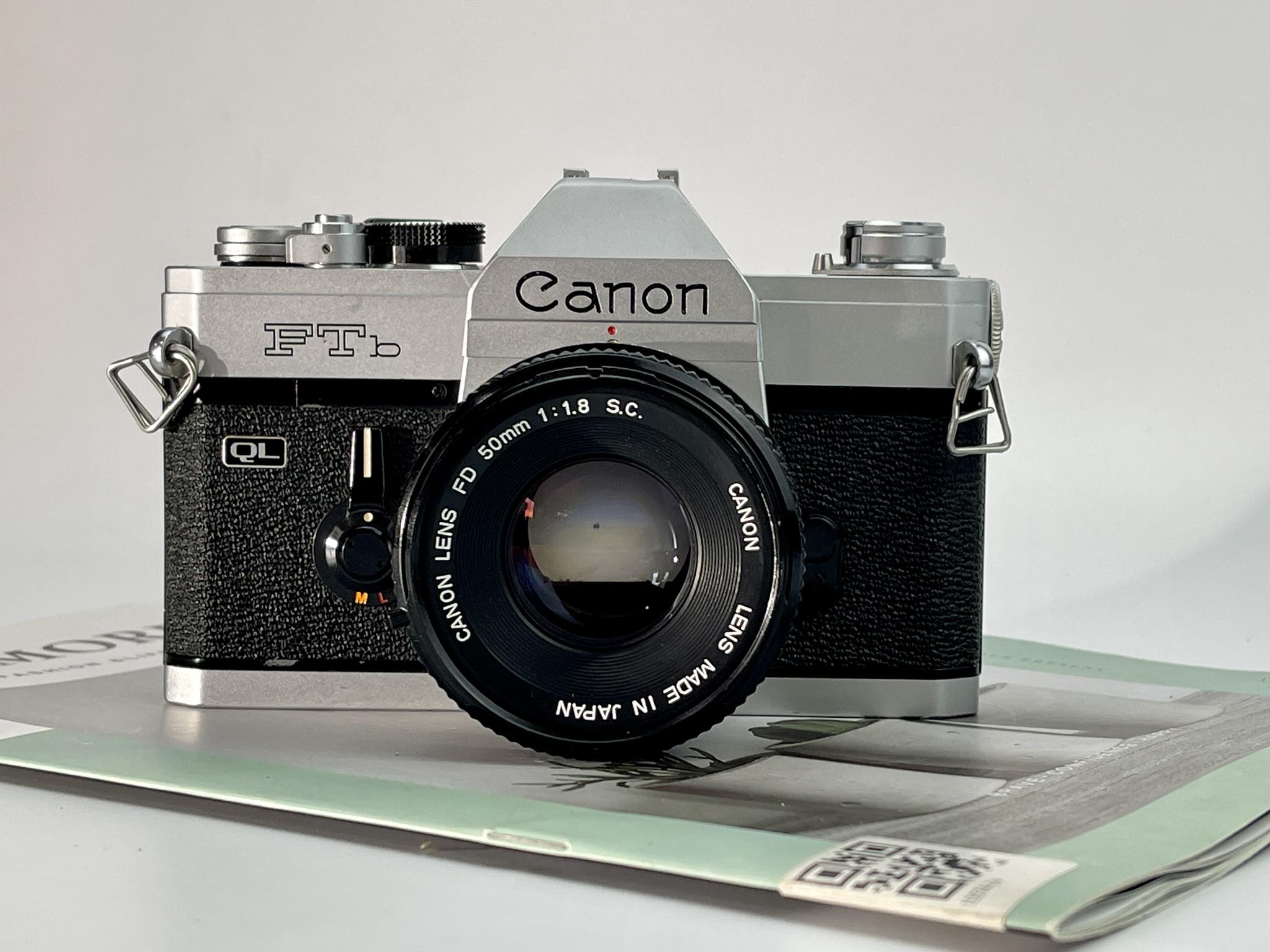 CANON FTB QL CANON LENS FD 50MM.F1.8 S.C