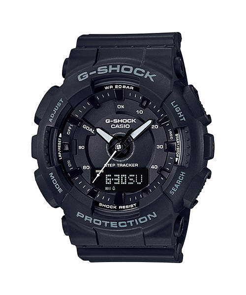 CASIO G-SHOCK นาฬิกาข้อมือ นาฬิกากันน้ำ นาฬิกาของแท้ ประกันศูนย์ CMG 1 ปี รุ่น GMA-S130-1A นาฬิกาสีดำ