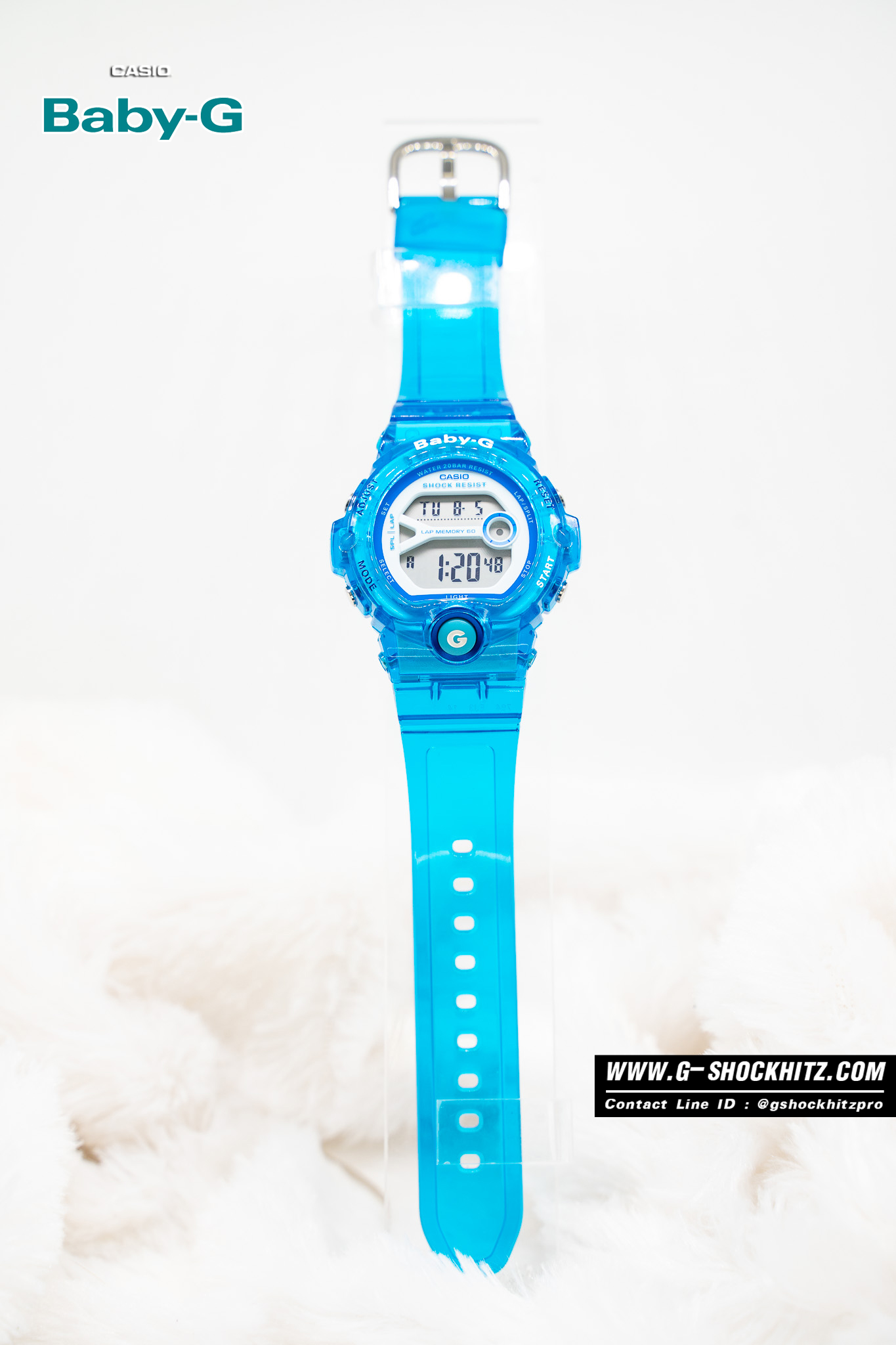 CASIO BABY-G นาฬิกาข้อมือ นาฬิกากันน้ำ นาฬิกาของแท้ ประกันศูนย์ CMG 1 ปี รุ่น BG-6903-2B นาฬิกาสีฟ้า