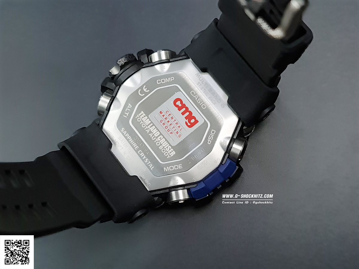 CASIO G-SHOCK นาฬิกาข้อมือ นาฬิกากันน้ำ นาฬิกาของแท้ ประกันศูนย์ CMG 1 ปี รุ่น GWG-2000TLC-1A นาฬิกาสีดำ