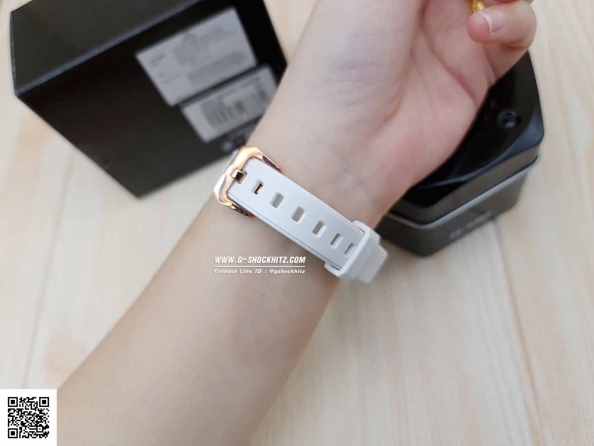CASIO MID YEAR SALE G-MS พร้อมส่ง นาฬิกาข้อมือ นาฬิกากันน้ำ นาฬิกาของแท้ ประกันศูนย์ CMG 1 ปี รุ่น MSG-S500G-7A2 นาฬิกาสีขาว