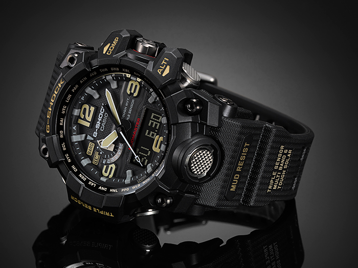 CASIO G-SHOCK นาฬิกาข้อมือ นาฬิกากันน้ำ นาฬิกาของแท้ ประกันศูนย์ CMG 1 ปี รุ่น GWG-1000-1A นาฬิกาสีดำ