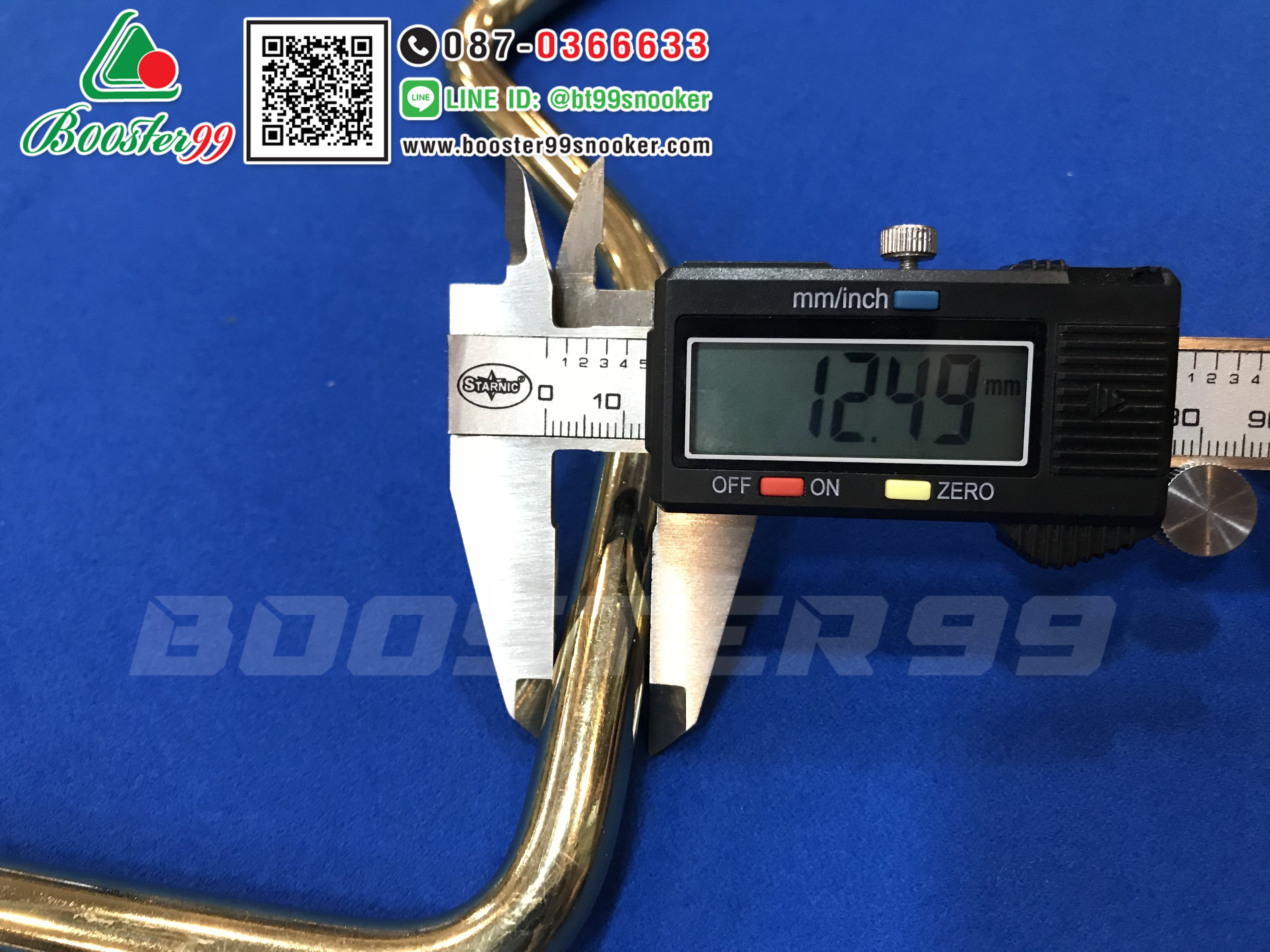 [KM05-KM06] ขอวางไม้เร็ท แบบหยักใต้โต๊ะสนุก (เหล็กชุบทอง-เหล็กชุบเงิน)