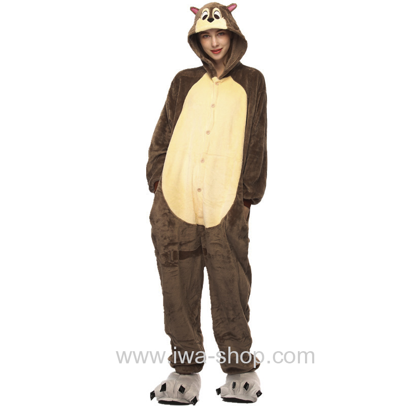 ชุดนอนมาสคอต Chipmunk