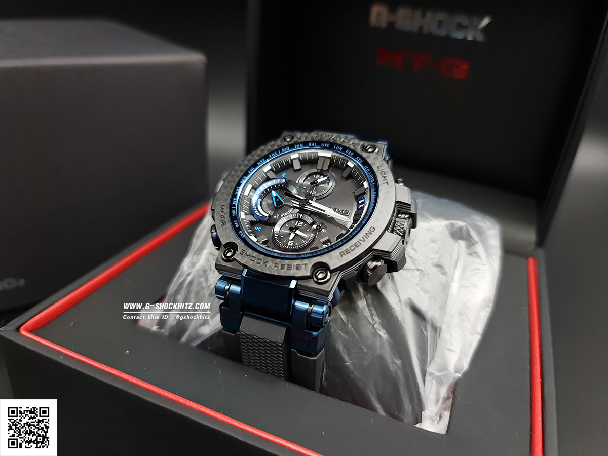 CASIO G-SHOCK นาฬิกาข้อมือ นาฬิกากันน้ำ นาฬิกาของแท้ ประกันศูนย์ CMG 1 ปี รุ่น MTG-B1000XB-1A นาฬิกาสีดำ