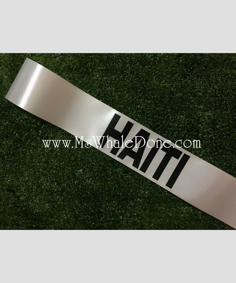 13ประเทศ สายสะพายชื่อประเทศ มิสไทยแลนด์ มิสยูนิเวอร์ส ใช้งานประกวด งานเลี้ยงสังสรรค์