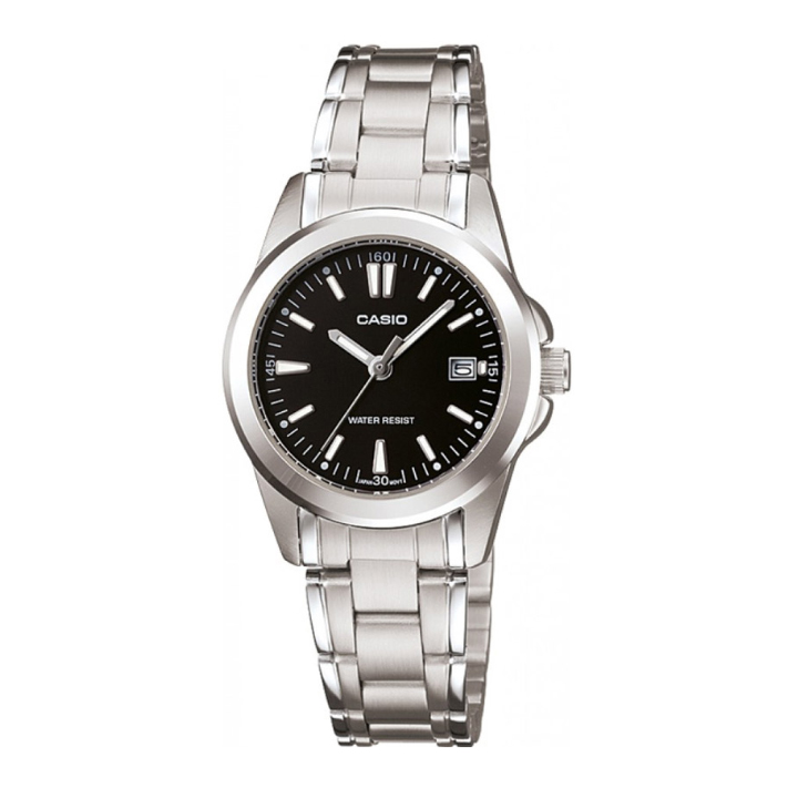 CASIO นาฬิกาคาสิโอ นาฬิกาข้อมือ นาฬิกากันน้ำ นาฬิกาของแท้ ประกันศูนย์ CMG 1 ปี รุ่น LTP-1215A-1A2 นาฬิกาสีเงิน