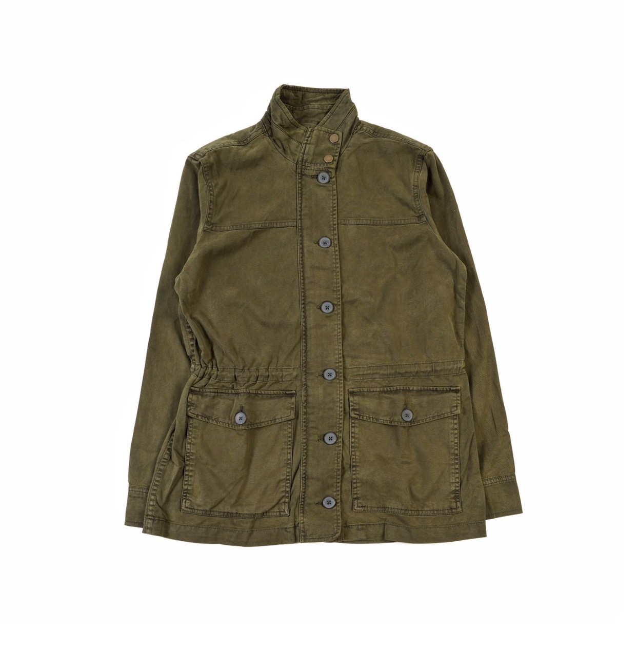 LUCKY BRAND เสื้อนอกเขียวทหาร เสื้อแจ็คเก็ต แนวทหาร แพทเทิน Lucky brandสวย เท่ห์ มาก แบรนด์ In extenso สำเนา เขียว