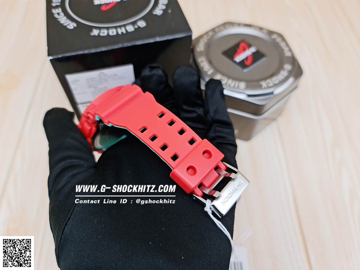 CASIO G-SHOCK นาฬิกาข้อมือ นาฬิกากันน้ำ นาฬิกาของแท้ ประกันศูนย์ CMG 1 ปี รุ่น GA-400CM-4A นาฬิกาสีแดง