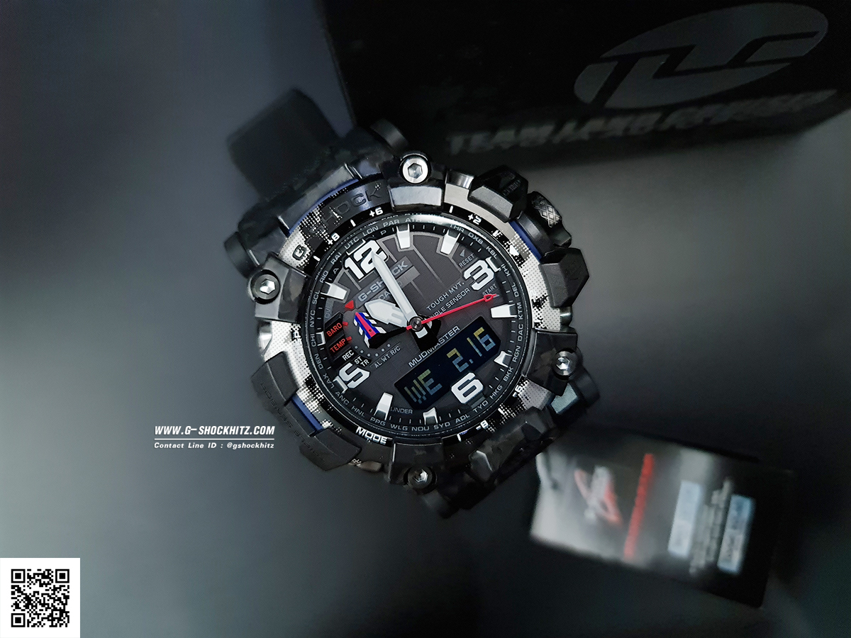 CASIO G-SHOCK นาฬิกาข้อมือ นาฬิกากันน้ำ นาฬิกาของแท้ ประกันศูนย์ CMG 1 ปี รุ่น GWG-2000TLC-1A นาฬิกาสีดำ