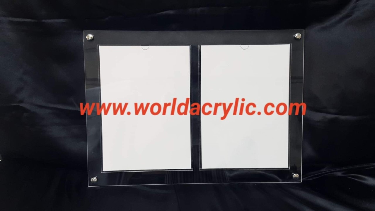 บอร์ดประกาศ A4 แบบ 2 ช่อง