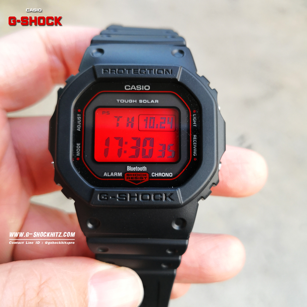 CASIO G-SHOCK นาฬิกาข้อมือ นาฬิกากันน้ำ นาฬิกาของแท้ ประกันศูนย์ CMG 1 ปี รุ่น GW-B5600AR-1 นาฬิกาสีดำ