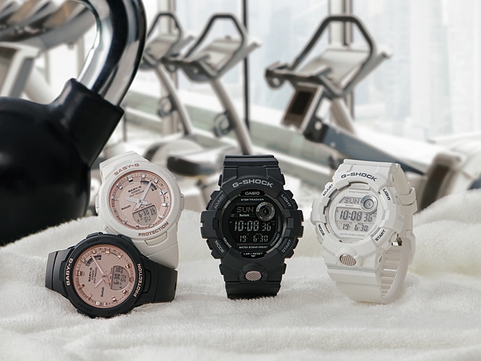 CASIO BABY-G นาฬิกาข้อมือ นาฬิกากันน้ำ นาฬิกาของแท้ ประกันศูนย์ CMG 1 ปี รุ่น BSA-B100MF-1A นาฬิกาสีดำ