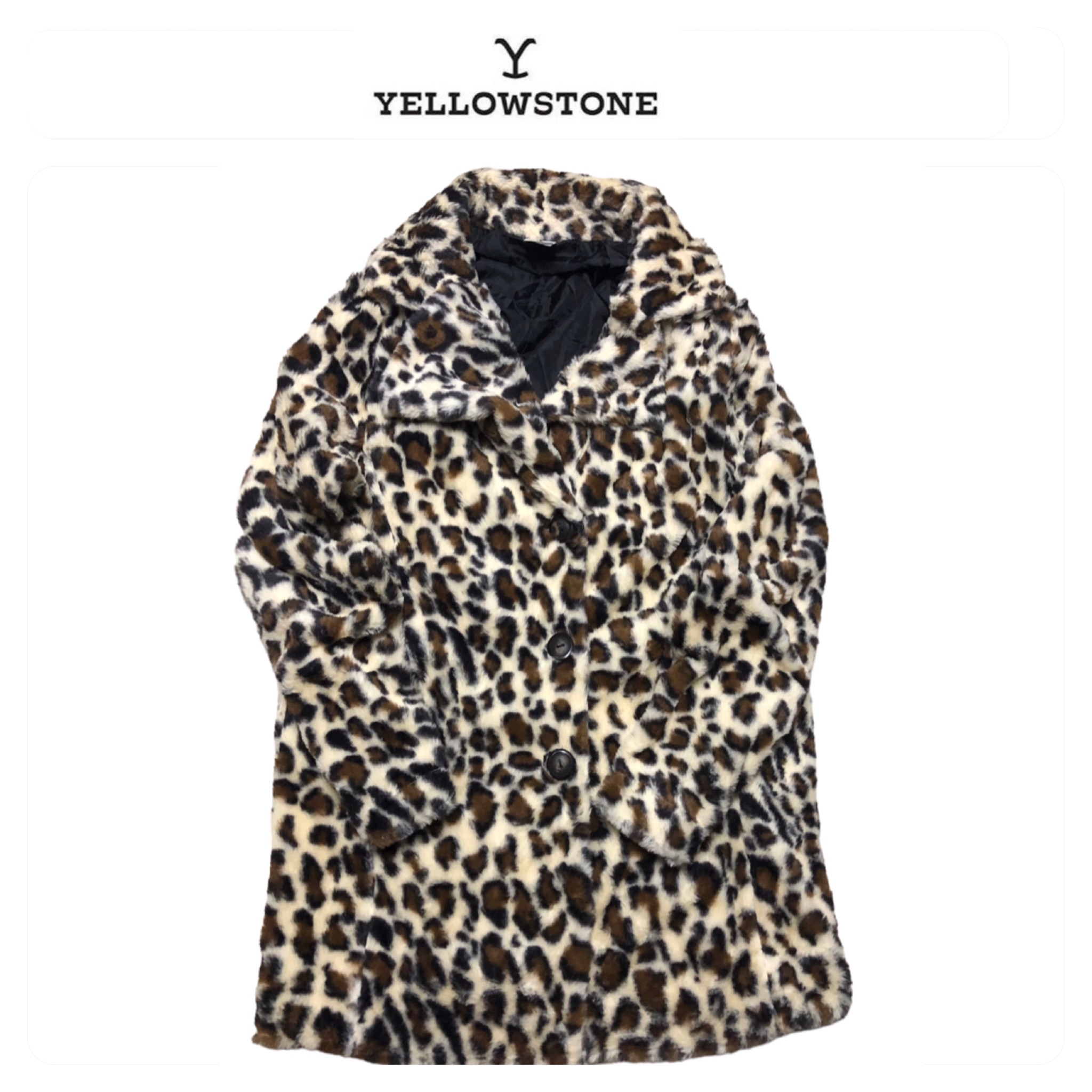 Yellowstone เสื้อโค้ทเฟอร์ ลายเสือ กันหนาว เสื้อขนเฟอร์ ลายเสือ แบรนด์ Yellowstone เนื้อขนนุ่มละเอียด นิ่มมากค่ะแบรนด์ สำเนา สำเนา สำเนา ลายเสือ