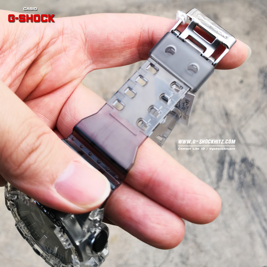 CASIO G-SHOCK นาฬิกาข้อมือ นาฬิกากันน้ำ นาฬิกาของแท้ ประกันศูนย์ CMG 1 ปี รุ่น GA-700SK-1A นาฬิกาสีใส