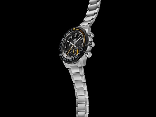 CASIO EDIFICE นาฬิกาข้อมือ นาฬิกากันน้ำ นาฬิกาของแท้ ประกันศูนย์ CMG 1 ปี รุ่น EFV-120DB-1A นาฬิกาสีเงิน