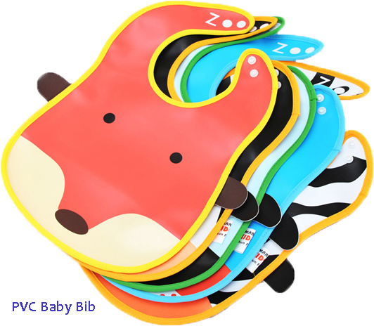 ผ้ากันเปื้อนเด็ก มีช่องรองเศษอาหาร พีวีซีกันน้ำได้ดี เหมาะสำหรับเด็ก10เดือน-3ขวบ