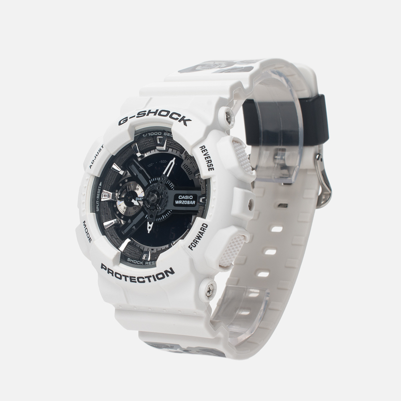 CASIO G-SHOCK นาฬิกาข้อมือ นาฬิกากันน้ำ นาฬิกาของแท้ ประกันศูนย์ CMG 1 ปี รุ่น GMA-S110F-7A นาฬิกาสีขาว