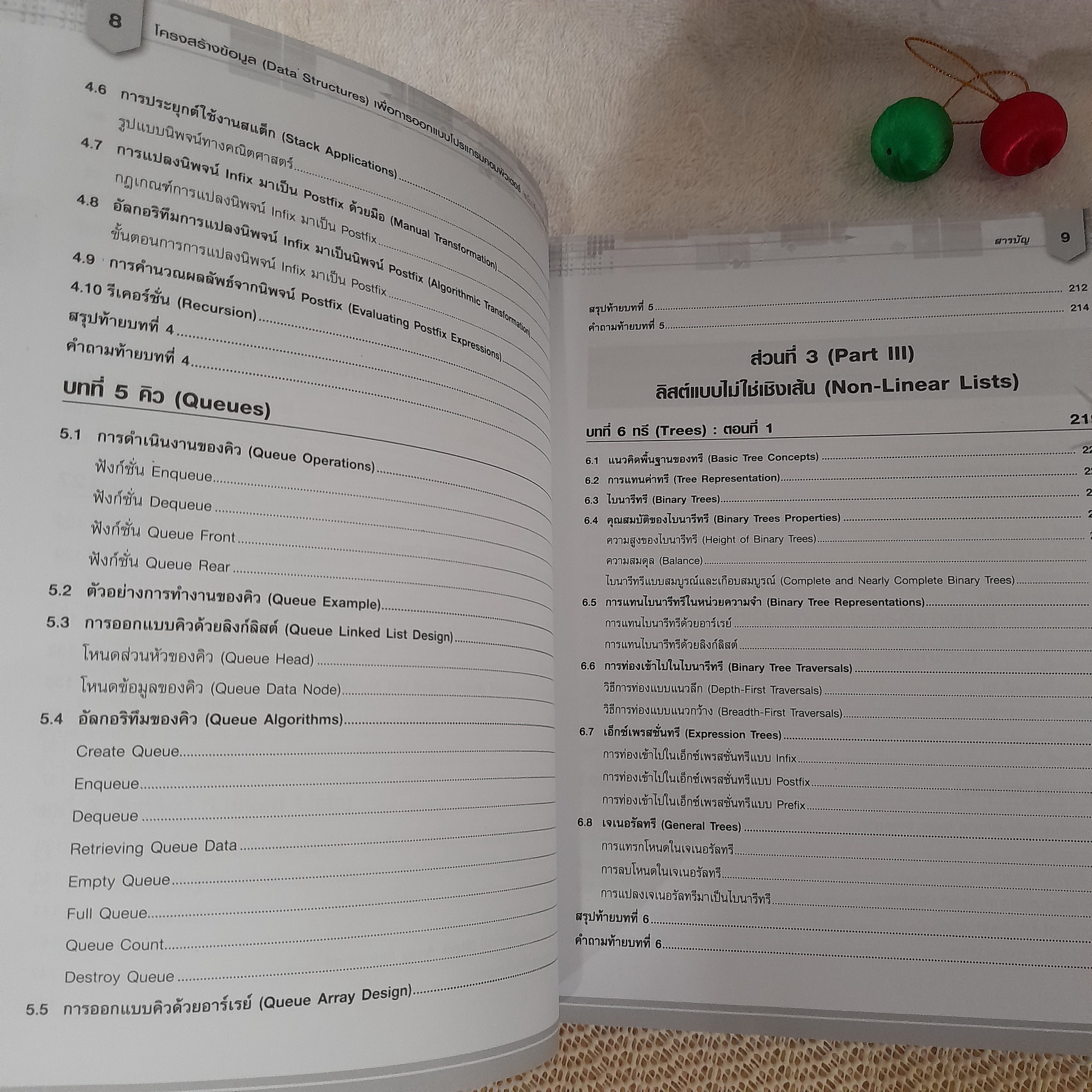 โครงสร้างข้อมูล (Data Structures) เพื่อการออกแบบโปรแกรมคอมพิวเตอร์ ฉบับปรับปรุงเพิ่มเติม / โอภาส เอี่ยมสิริวงศ์