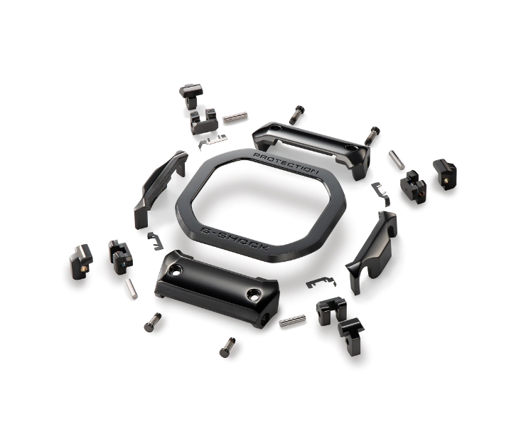 CASIO G-SHOCK นาฬิกาข้อมือ นาฬิกากันน้ำ นาฬิกาของแท้ ประกันศูนย์ CMG 1 ปี รุ่น MRG-B5000B-1 นาฬิกาสีดำ