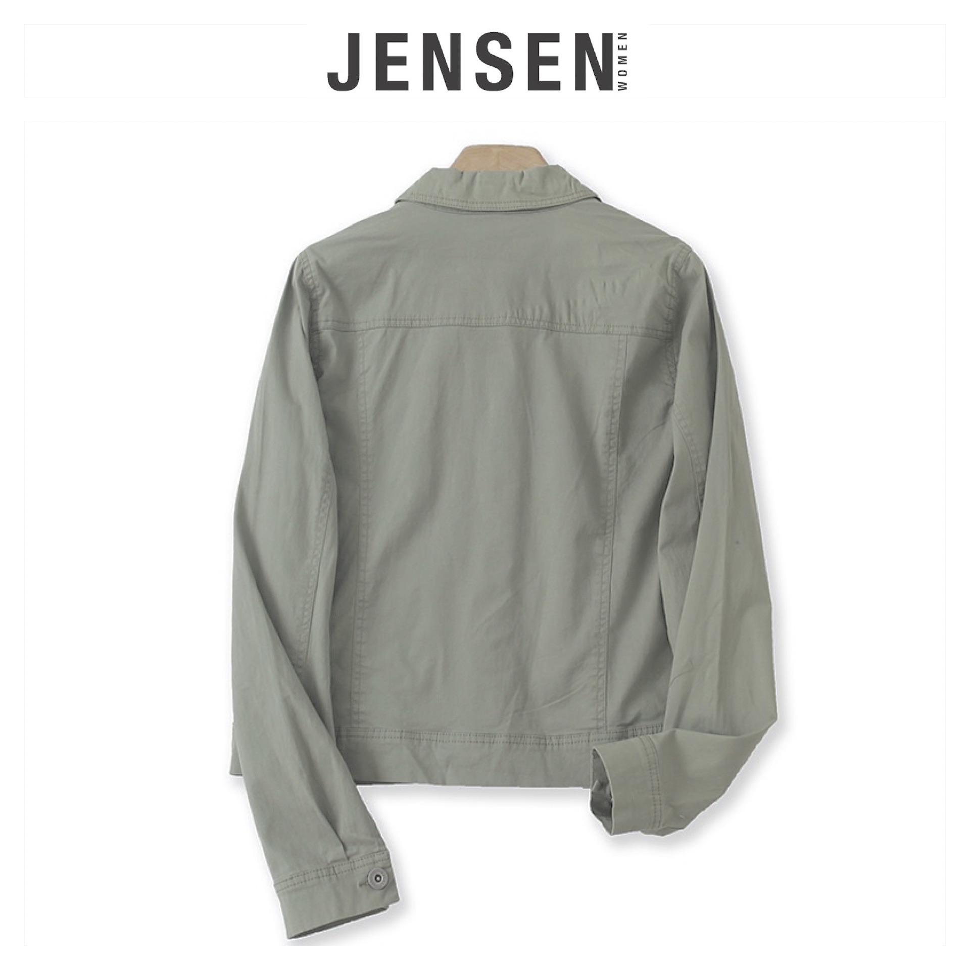JENSEN เสื้อแจ็คเก็ต เสื้อนอก เสื้อนอกแนวทหาร แพทเทินสวย เท่ห์มาก แบรน์ JENSEN เขียว