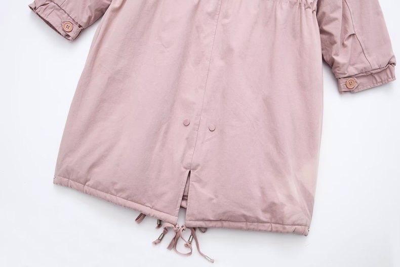 เสื้อโค้ทฮูท BERSHKAกันหนาว Parka สีชมพูอ่อน แต่งขนเฟอร์ ซับขนอุ่นด้านใน (เฟอร์ & ขนอุ่นด้านใน ถอดได้คะ) ดลบได้เลยคะ Size XS/S/M/ L/XL/XXL เขียว