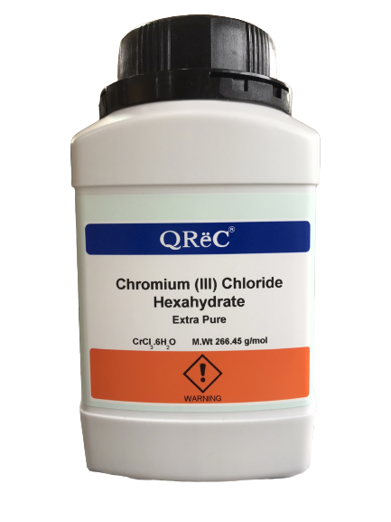 Chromium(III) Chloride 6 Hydrate (Chromic Chloride), Extra pure 500 g. QReC™