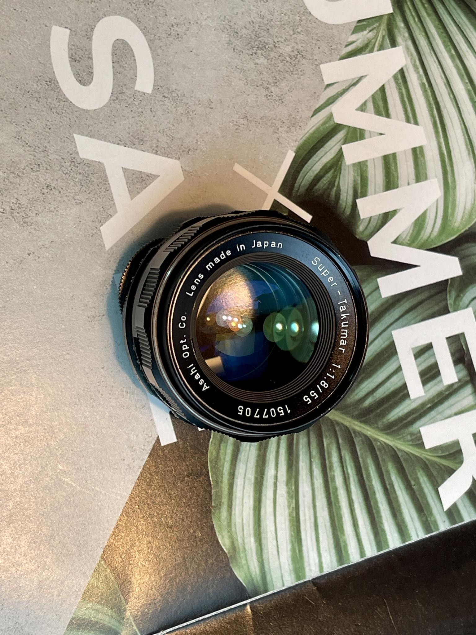 SUPER TAKUMAR 55MM.F1.8 M42 MOUNT