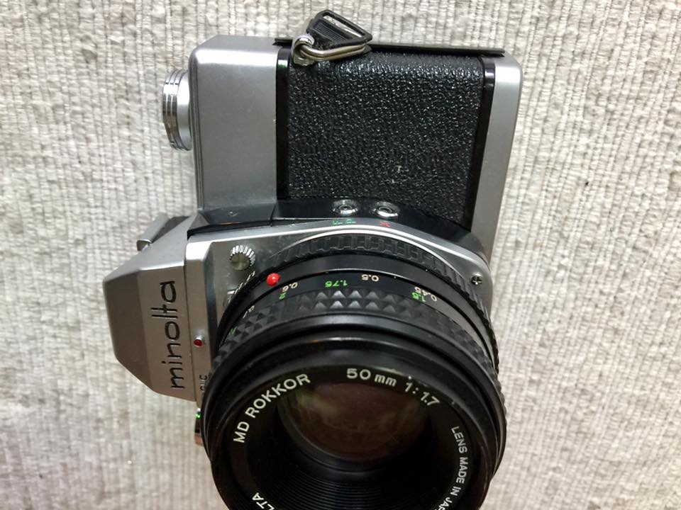 Minolta SRT101 Minolta MD Rokkor 50mm. f1.7