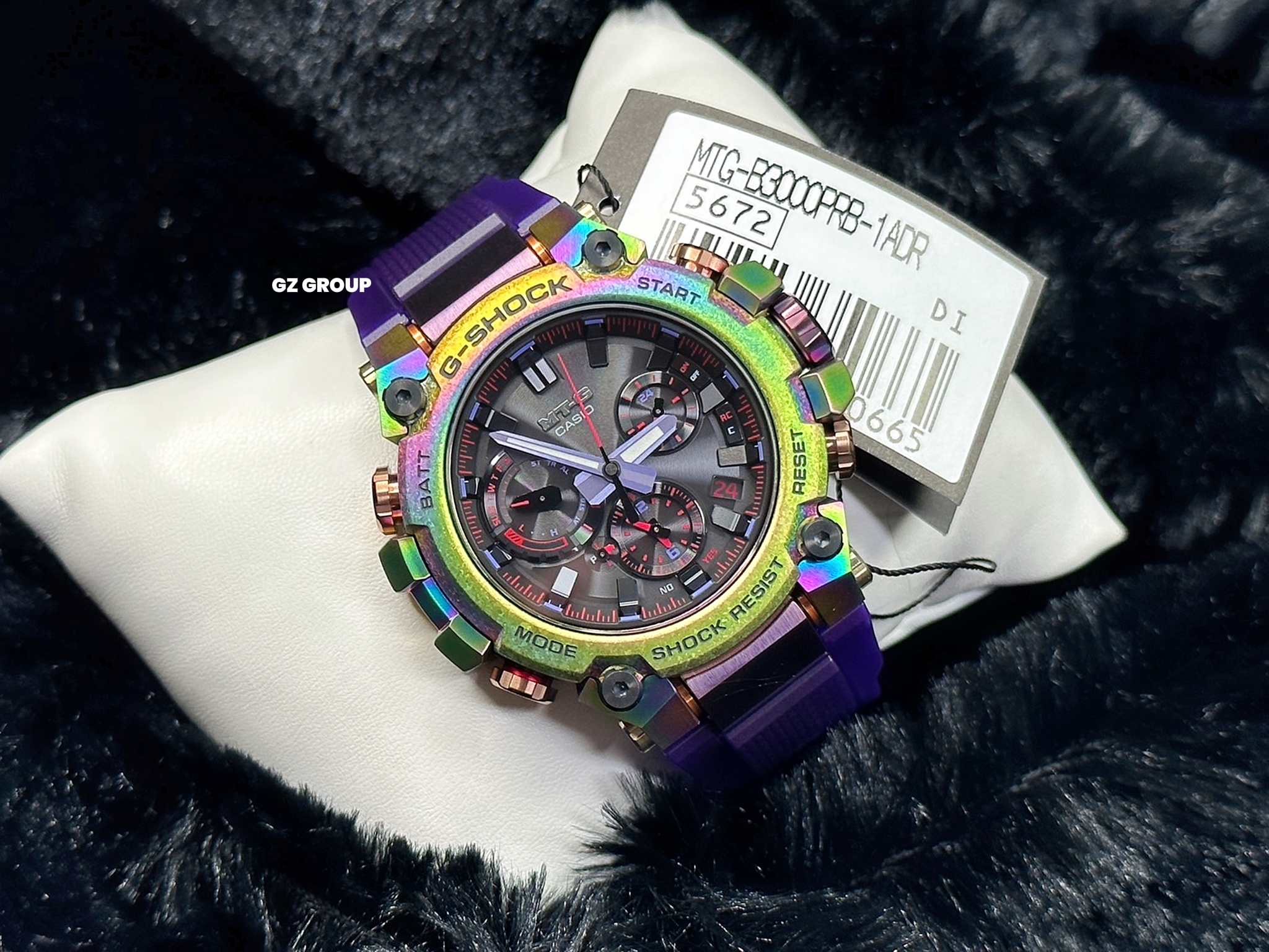 CASIO G-SHOCK นาฬิกาข้อมือ นาฬิกากันน้ำ นาฬิกาของแท้ ประกันศูนย์ CMG 1 ปี รุ่น MTG-B3000PRB-1A นาฬิกาสีดำ