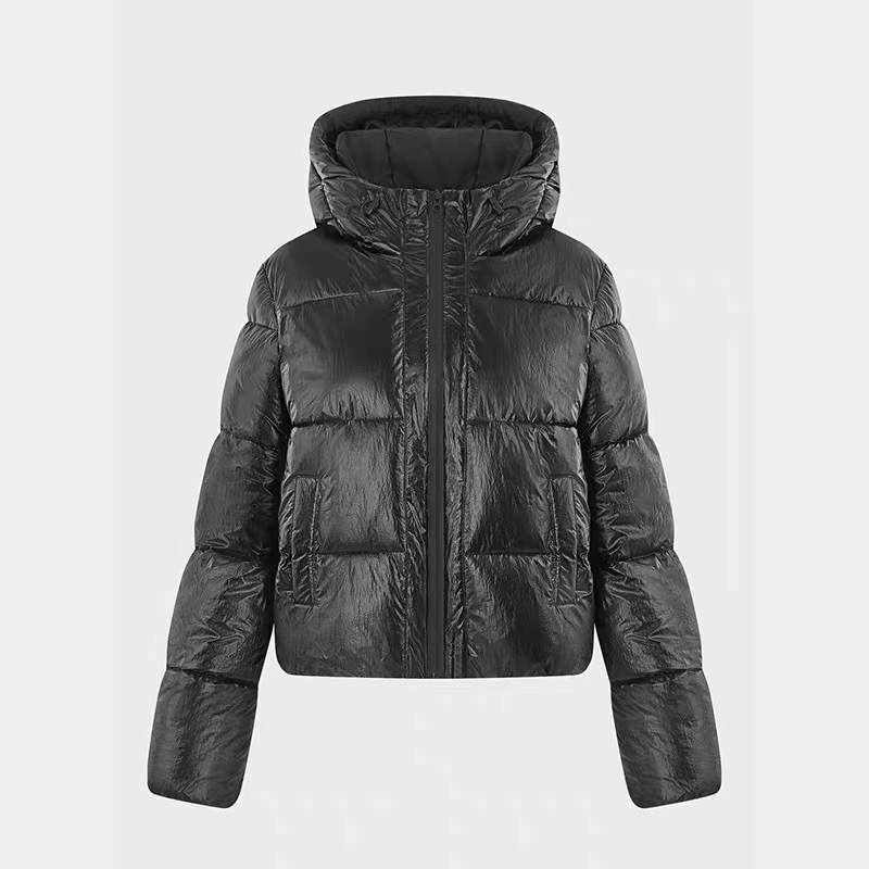 Oodji เสื้อกันหนาว เสื้อฮู้ด บุนวมอุ่น สีแชมเปญ แบรนด์ Oodji Ultra (padded puffer coAt
