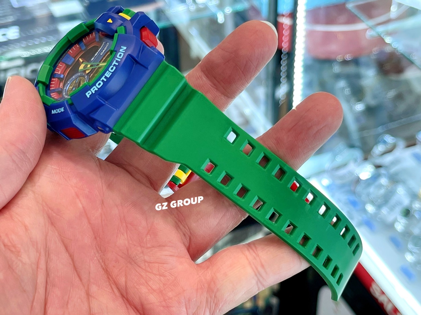 CASIO G-SHOCK นาฬิกาข้อมือ นาฬิกากันน้ำ นาฬิกาของแท้ ประกันศูนย์ CMG 1 ปี รุ่น GA-400-2A นาฬิกาสีน้้้ำเงิน